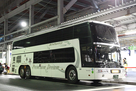 西日本JRバス「プレミアムドリーム号」･157