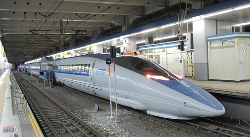 JR西日本「500系こだま」博多駅にて