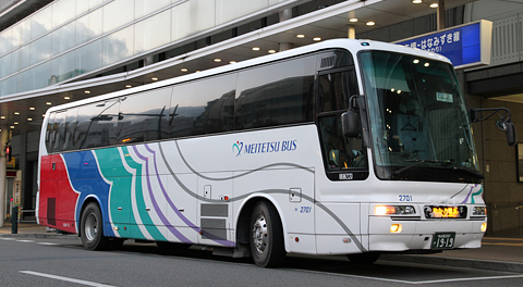 名鉄バス「名古屋松山線 」　2701