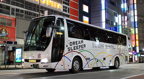 関東バス「ドリームスリーパー東京大阪号」　･･･1　アイキャッチ用　480