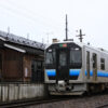 JR東日本　五能線　GV-E400系　岩舘駅にて　アイキャッチ用　480
