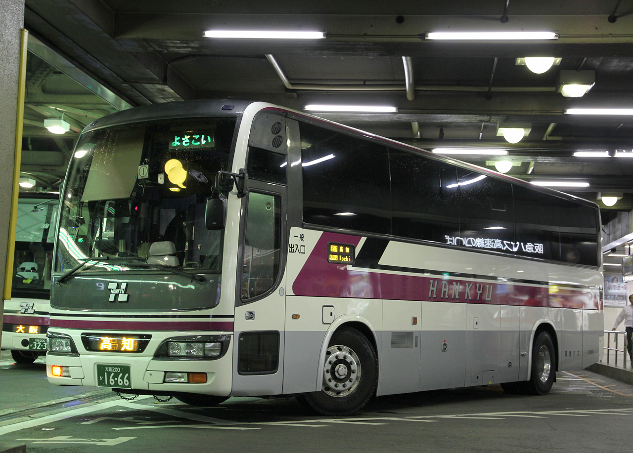 阪急バス「よさこい号」1666 01   